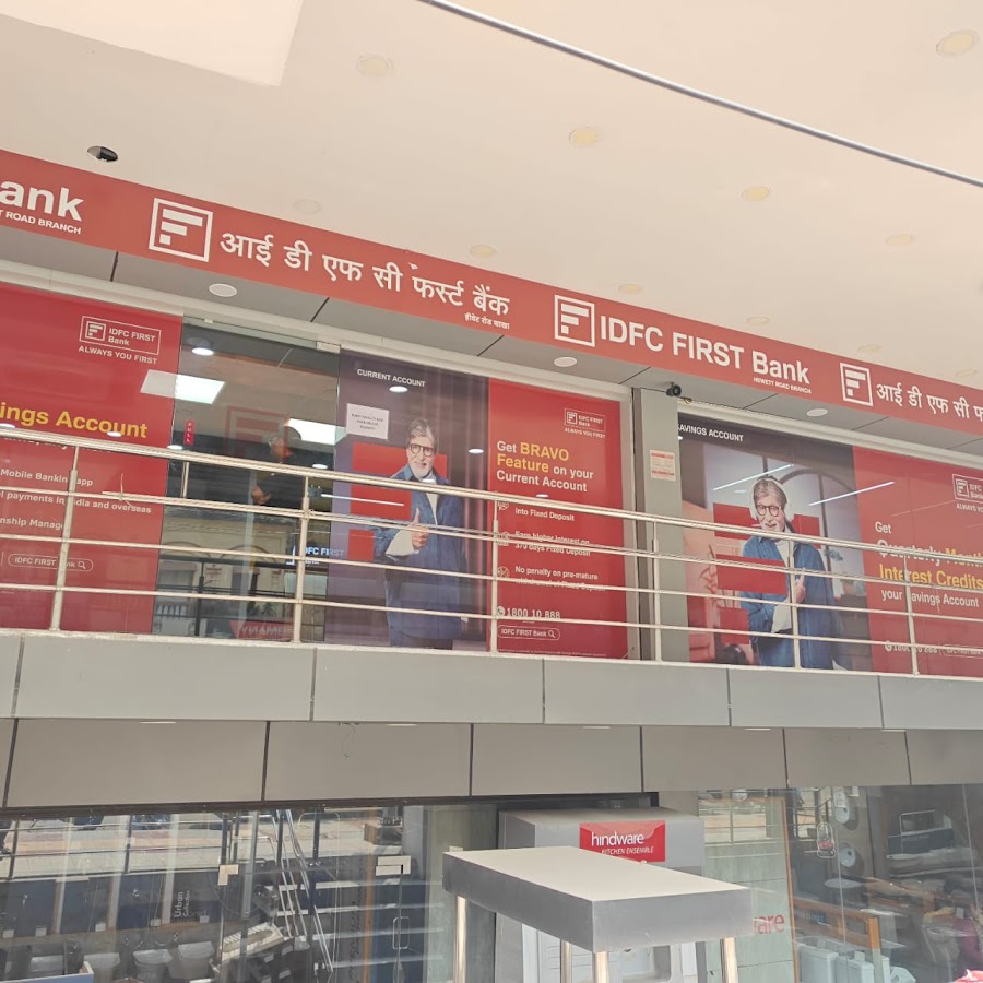 IDFC First Bank - Hewett Road Branch - Bank in Shivaji Marg, 